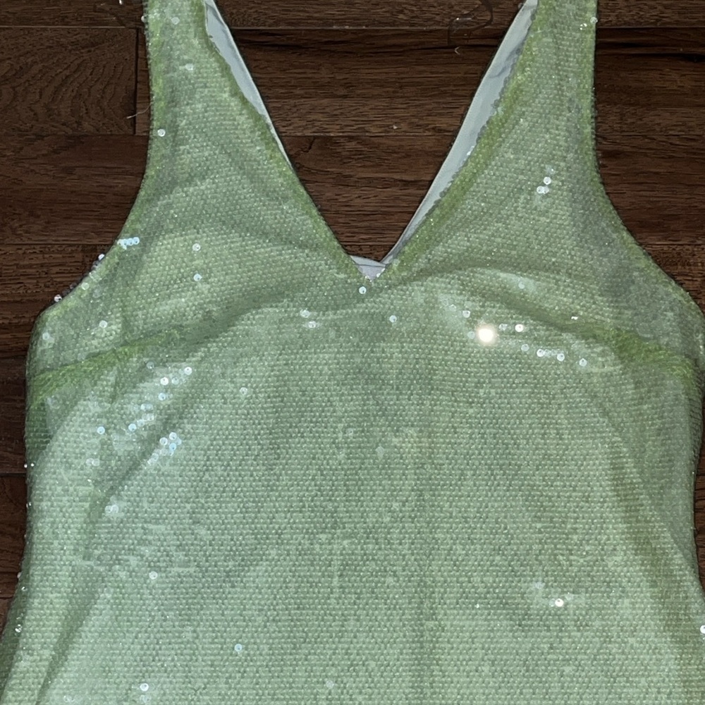 A New Day Sequin Yellow Dress - Picture 2 of 8